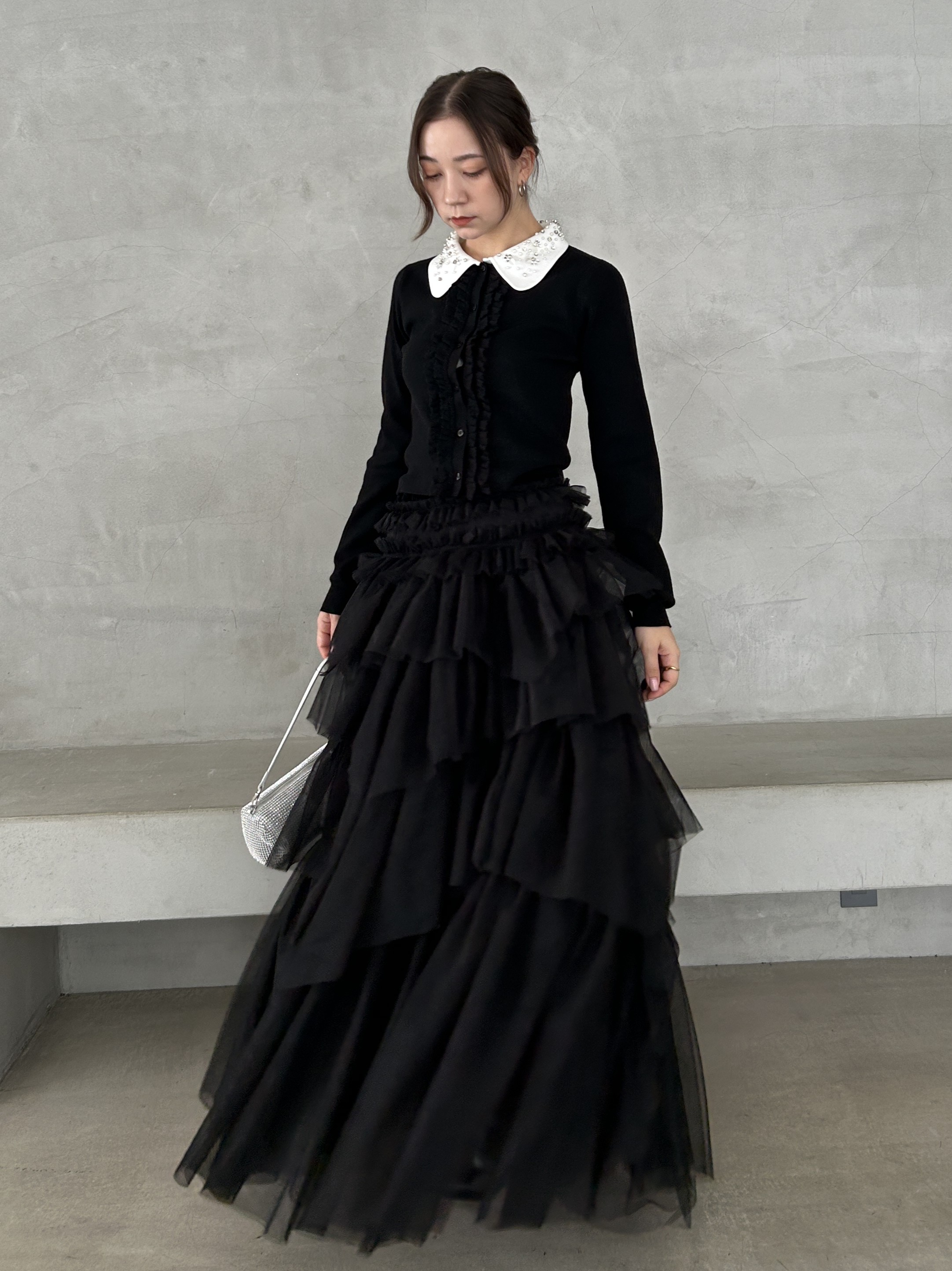 チュールボリュームスカート(ロングスカート)｜スカート｜SNIDEL