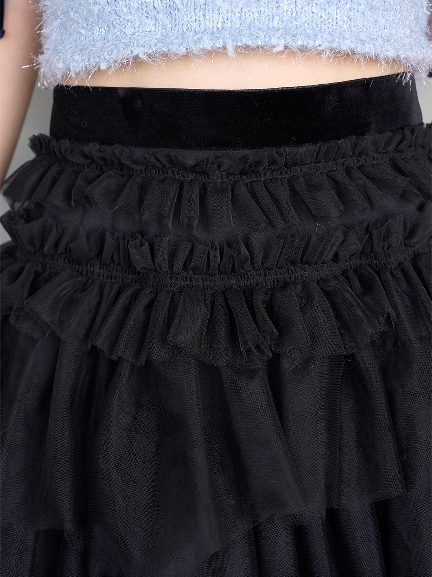 チュールボリュームスカート(ロングスカート)｜スカート｜SNIDEL