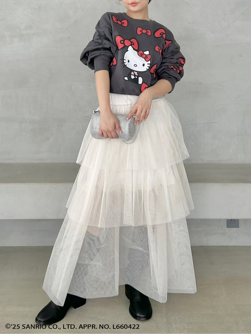 チュールパニエスカート(ロングスカート)｜スカート｜SNIDEL