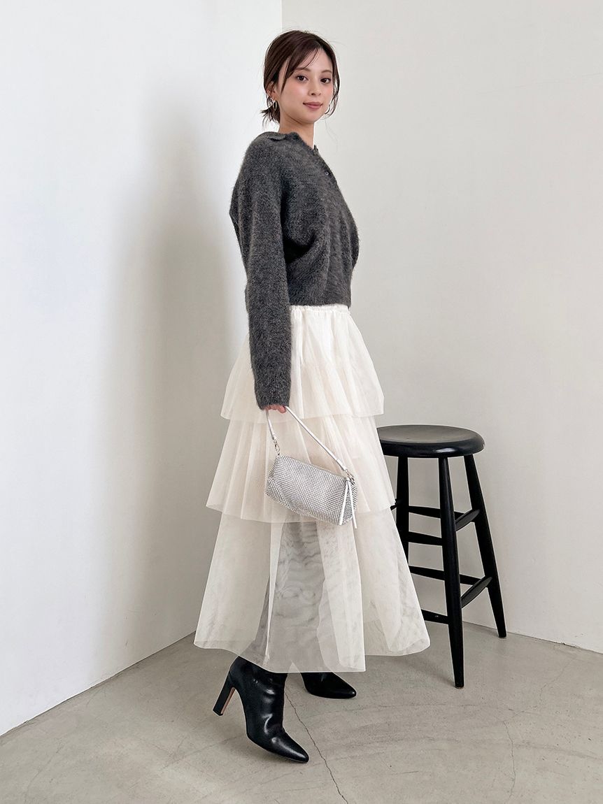 チュールパニエスカート(ロングスカート)｜スカート｜SNIDEL