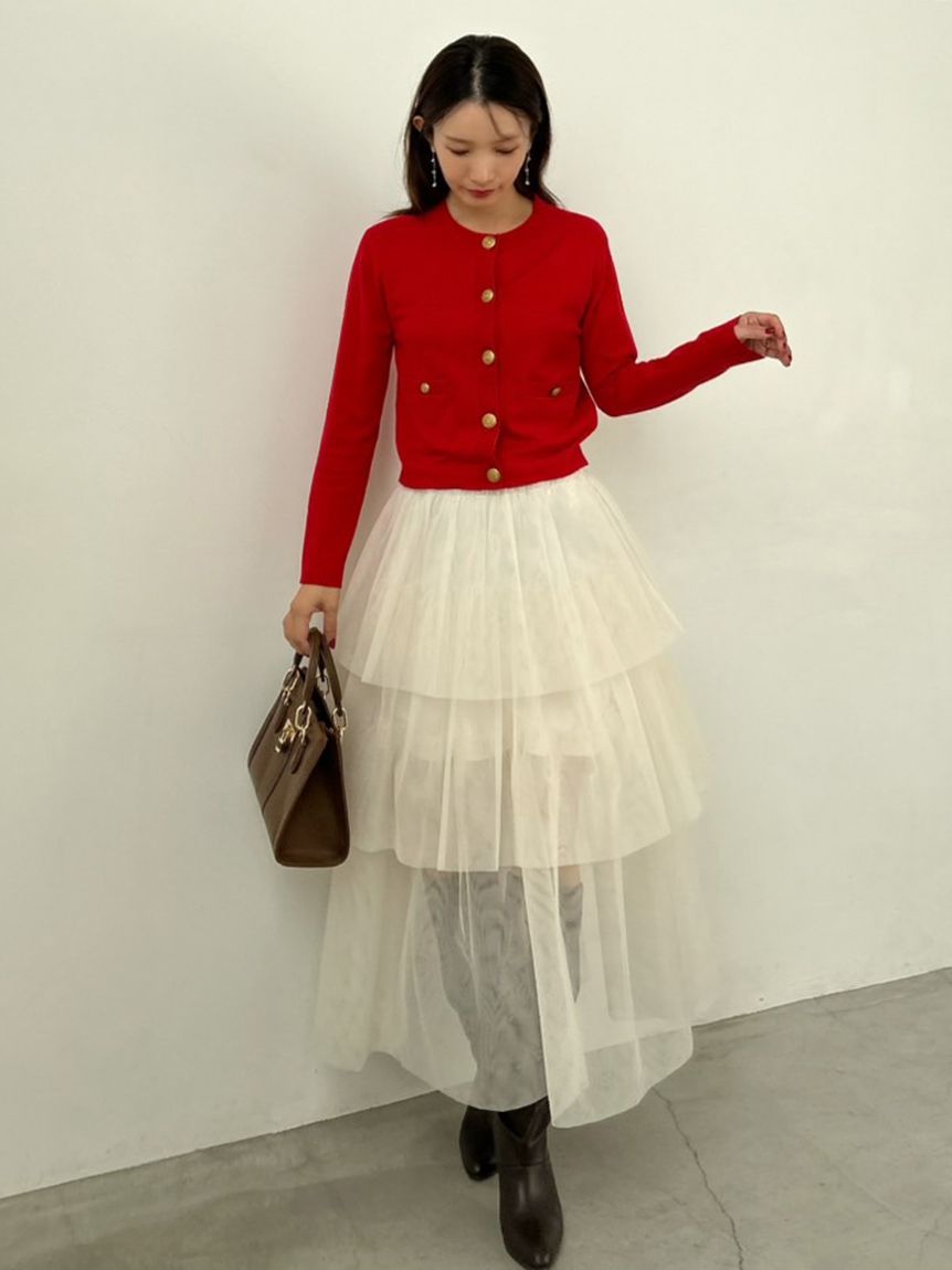 チュールパニエスカート(ロングスカート)｜スカート｜SNIDEL
