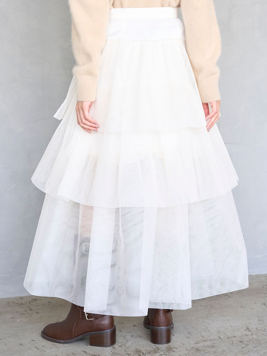 チュールパニエスカート(ロングスカート)｜スカート｜SNIDEL