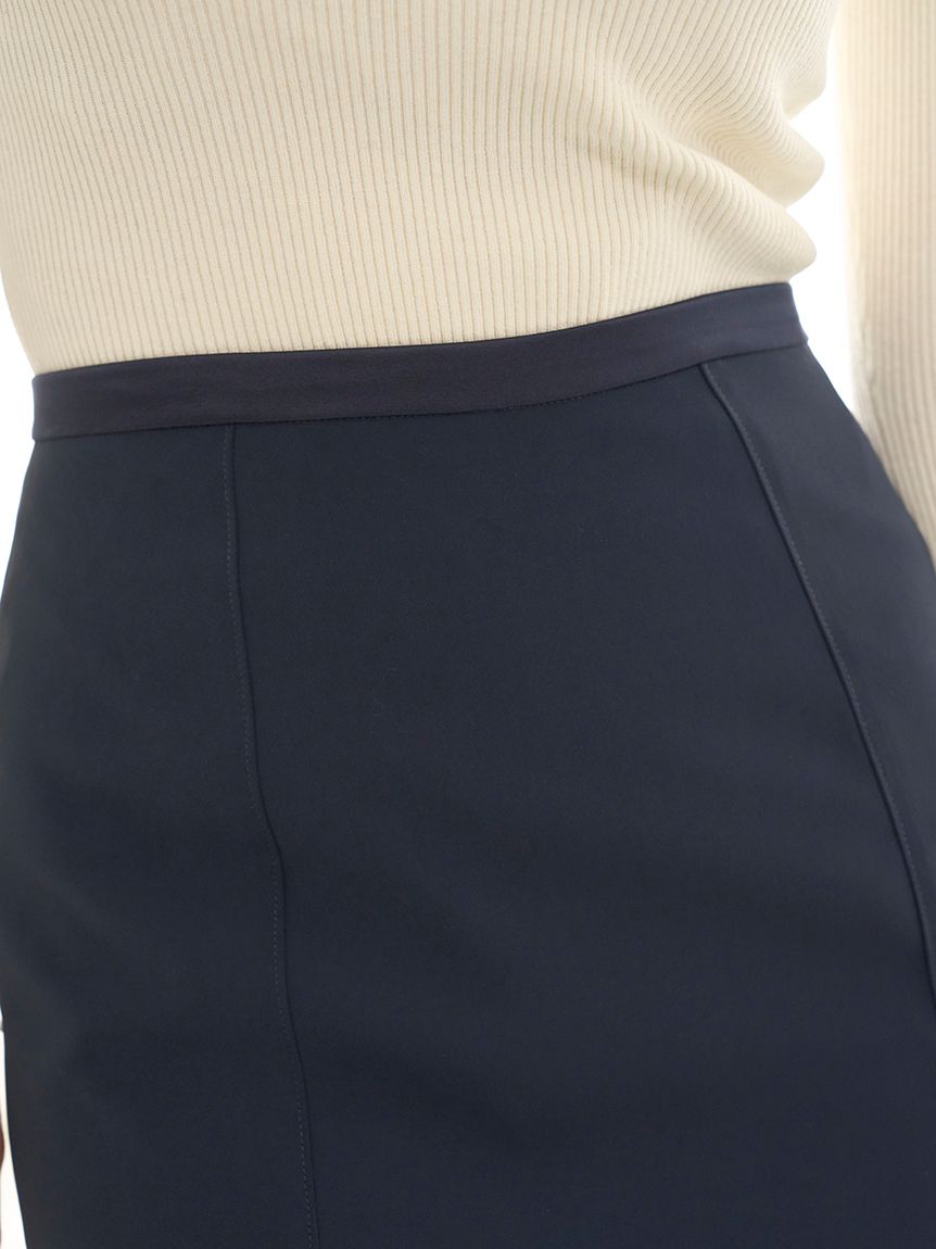 【美品】　snidel シンプルペンシルスカート ネイビー　バックスリット　1 SNIDEL（スナイデル） スカート シンプルペンシルスカート : ZOZOTOWN