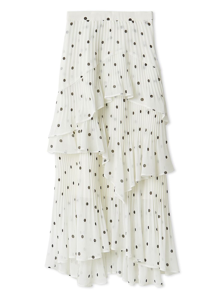 Sustainableプリーツティアードスカート(ロングスカート)｜スカート