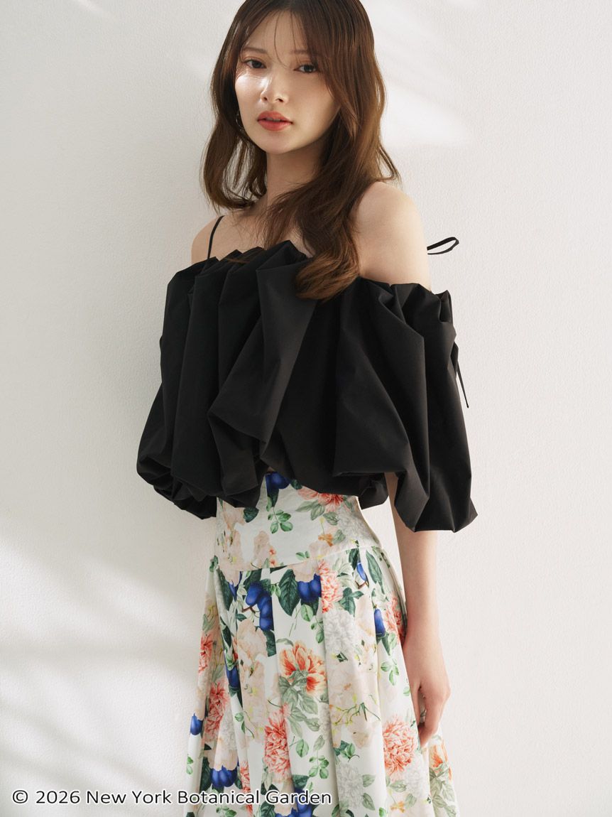 完売色♥️新作新品✨SNIDEL NYBG タックフレアマキシスカート✨MIX NYBG タックフレアマキシスカート(ロングスカート)｜スカート｜SNIDEL