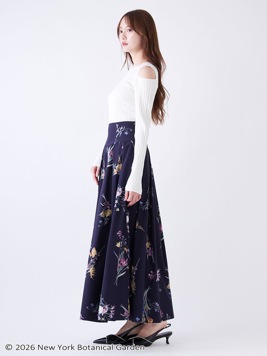 NYBG タックフレアマキシスカート(ロングスカート)｜スカート｜SNIDEL