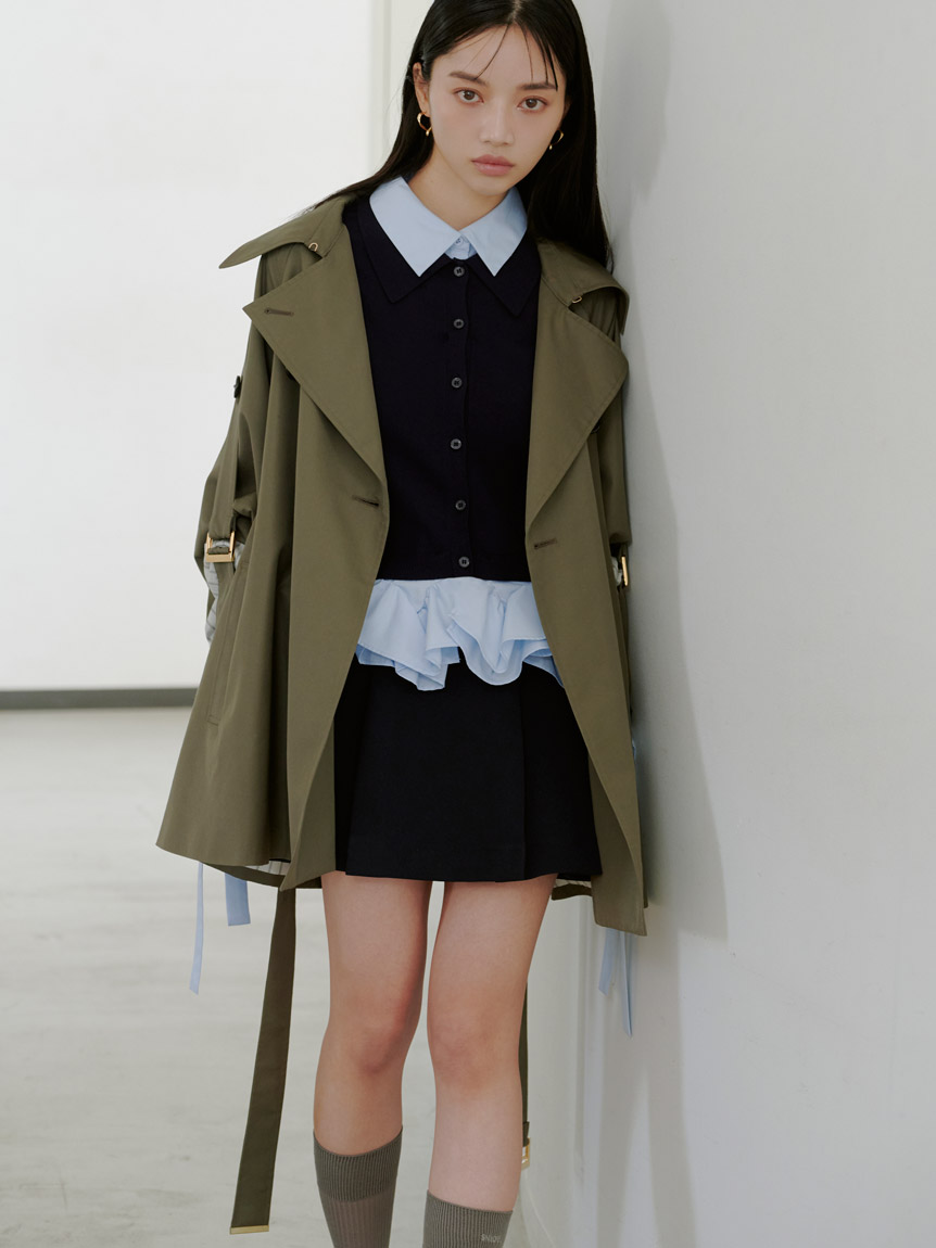 ベルト付きプリーツミニスカート(ミニスカート)｜スカート｜SNIDEL