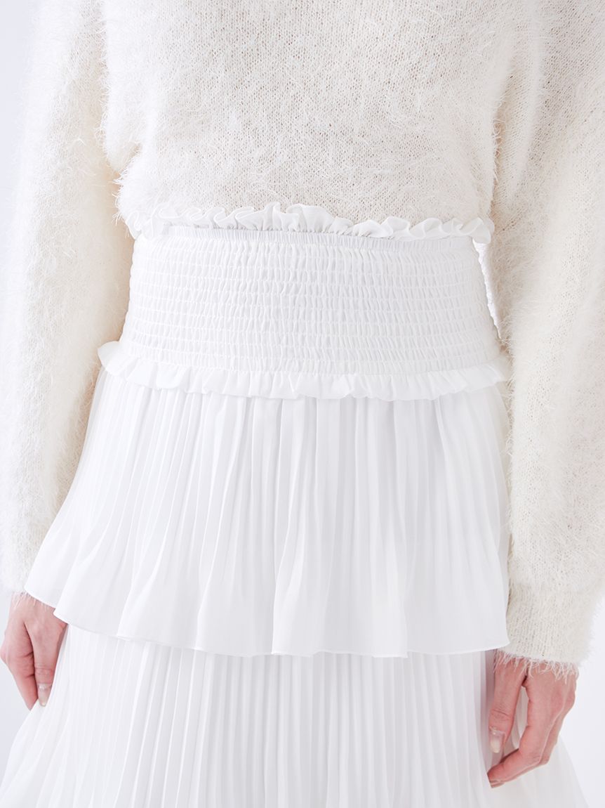 プリーツティアードスカート(ロングスカート)｜スカート｜SNIDEL