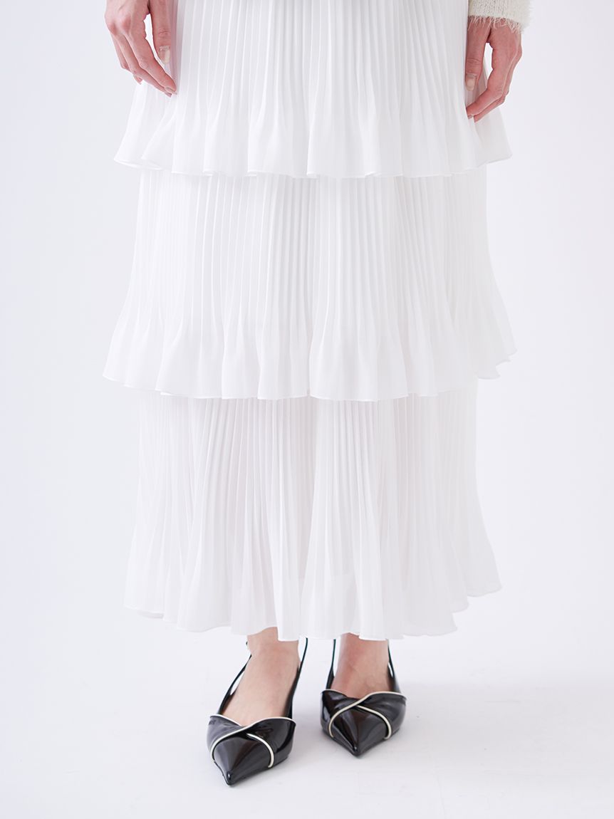 プリーツティアードスカート(ロングスカート)｜スカート｜SNIDEL