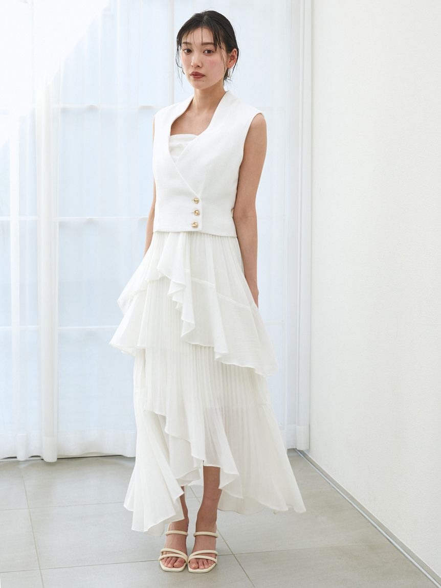 デザインジレ(ベスト・ジレ)｜アウター｜SNIDEL(スナイデル)の