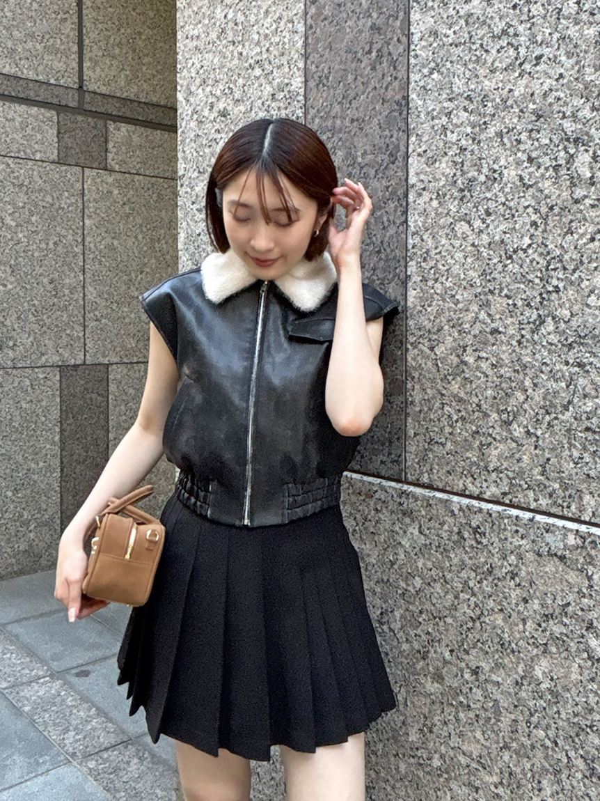 SNIDEL バリエジレブルゾン 2025 秋新品 バリエジレブルゾン(ベスト・ジレ)｜アウター｜SNIDEL