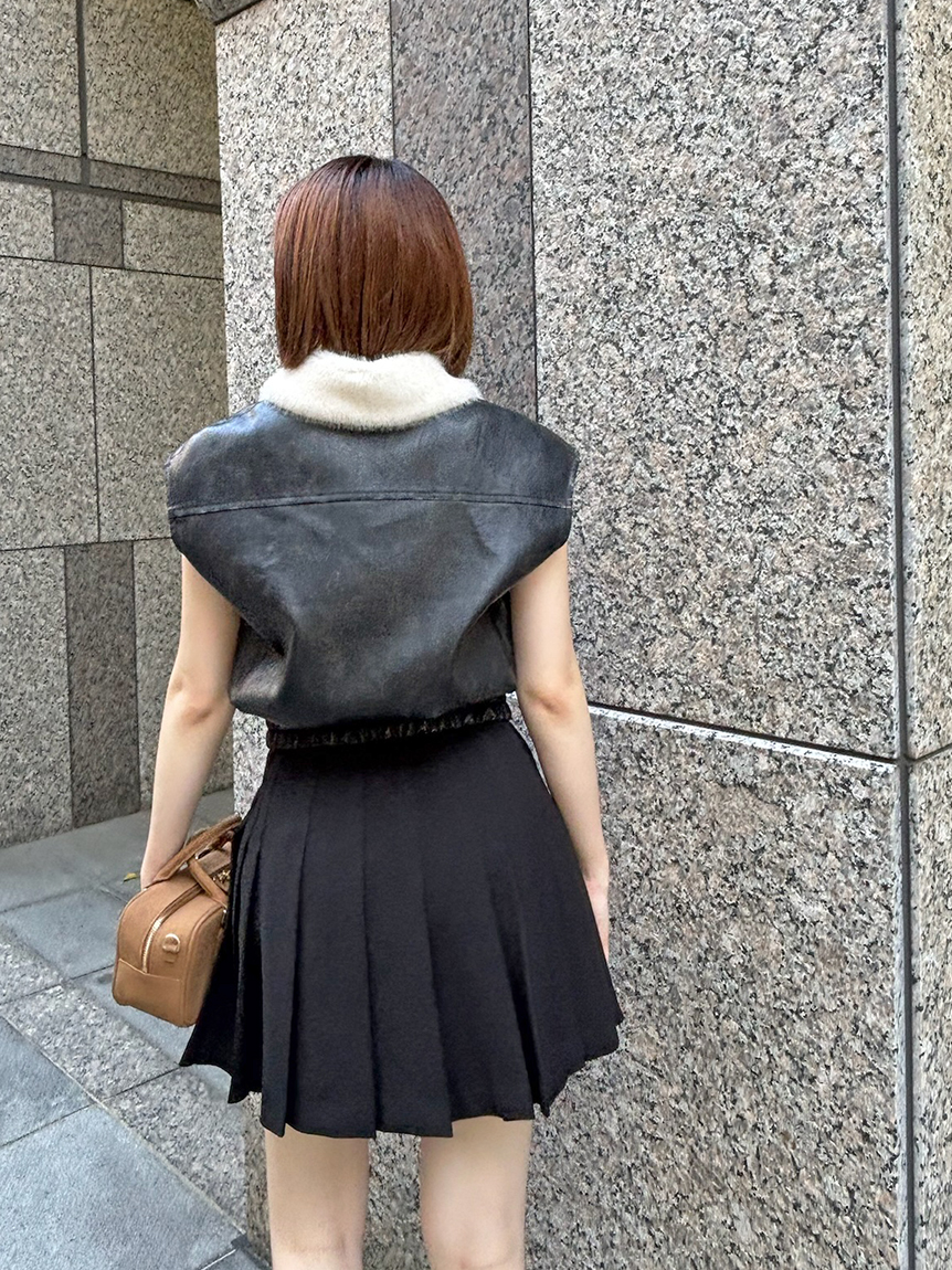 SNIDEL バリエジレブルゾン 2025 秋新品 バリエジレブルゾン(ベスト・ジレ)｜アウター｜SNIDEL(スナイデル)の