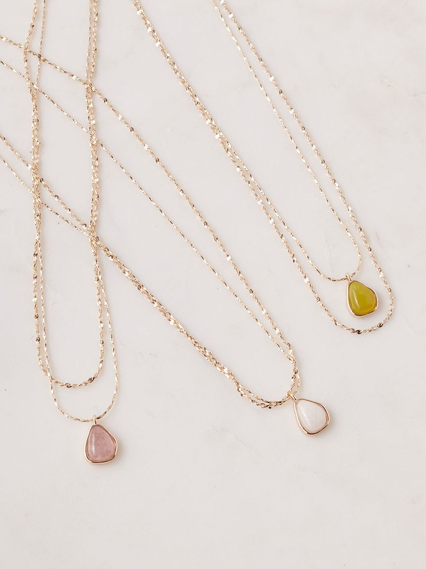 ナチュラルストーンネックレス(ネックレス)｜アクセサリー｜SNIDEL 