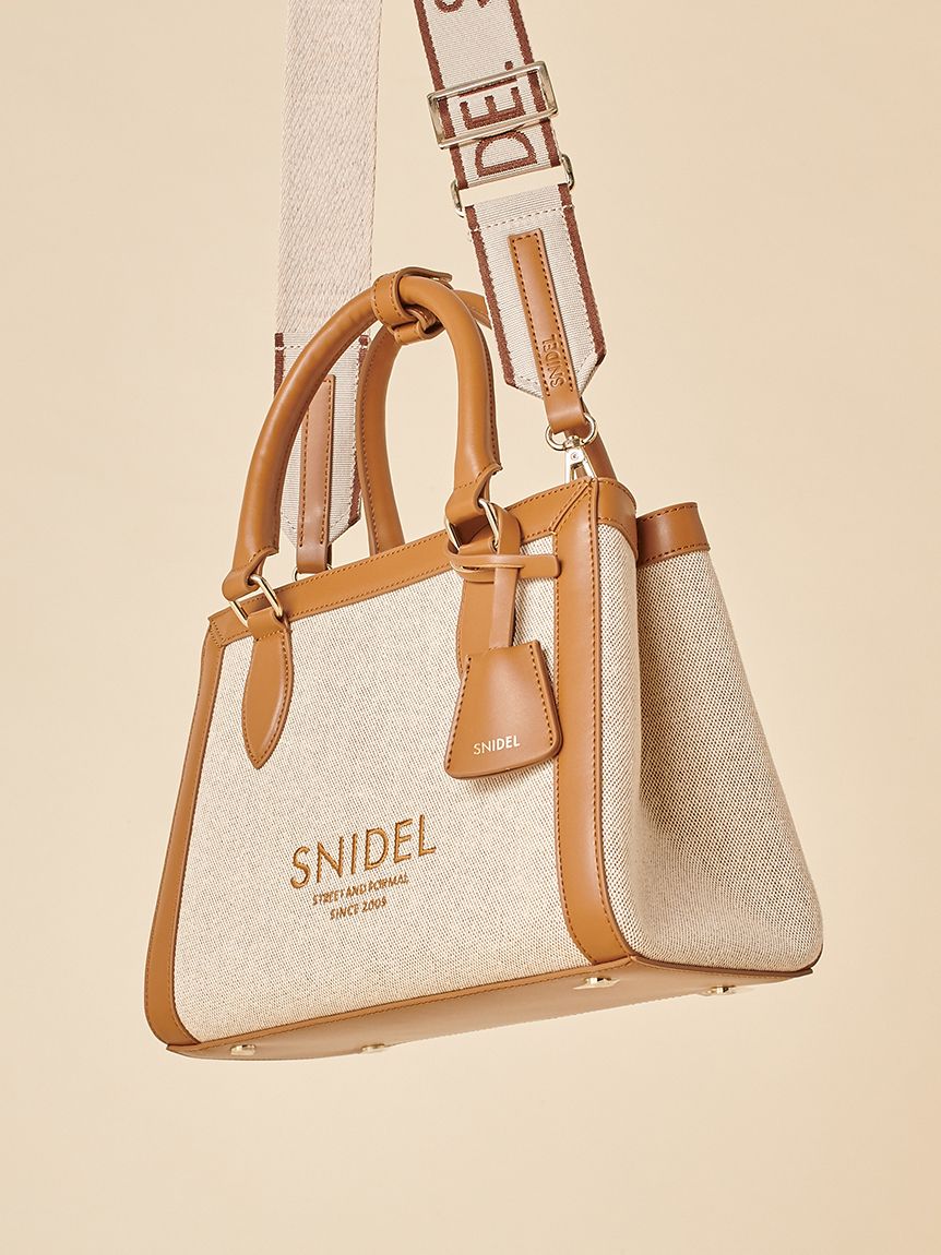 キャンバスロゴバッグ(ハンドバッグ)｜バッグ｜SNIDEL