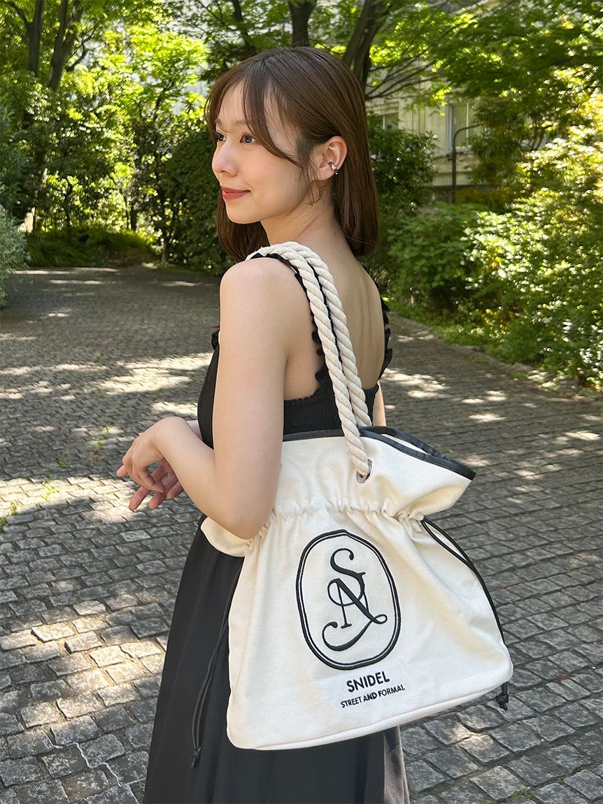 snidel ロープトートバッグ WEB限定】ロープトートバッグ(トートバッグ)｜バッグ｜SNIDEL