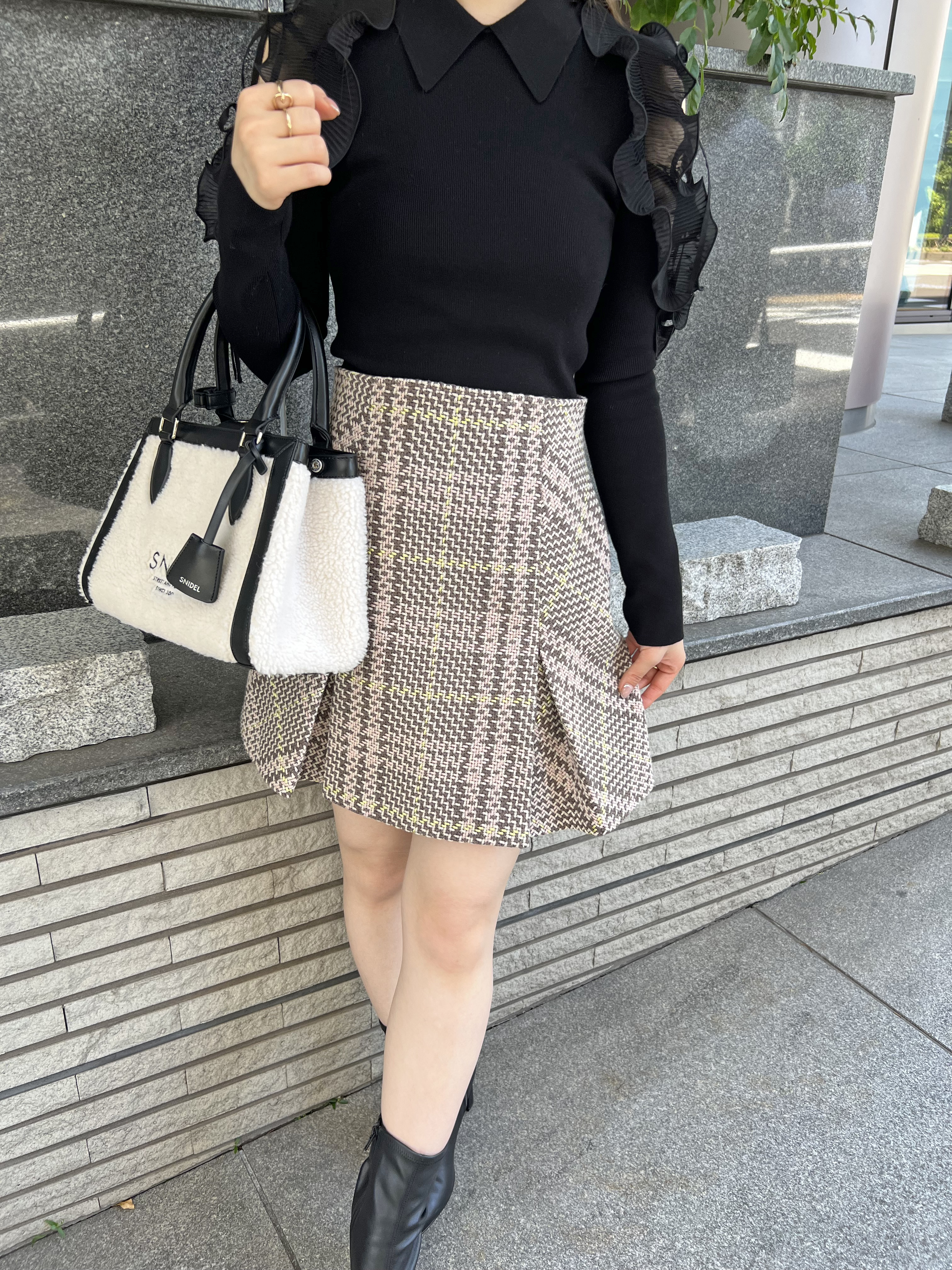 snidel ボアショルダーバッグ SNIDEL (12%OFF) snidel / スナイデル ボアショルダーバッグ 24