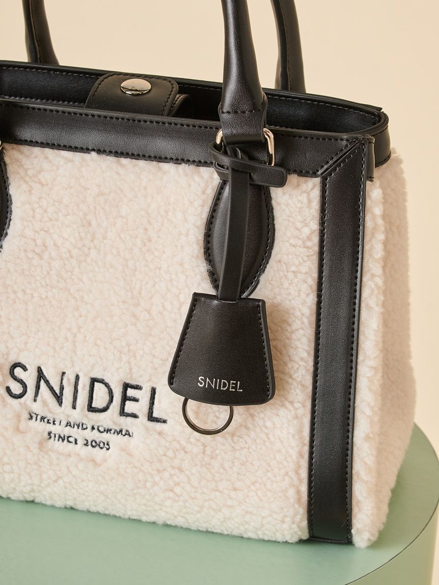 snidel ハンドバック 楽天市場】SNIDEL スナイデル キャンバス レザー ミニ