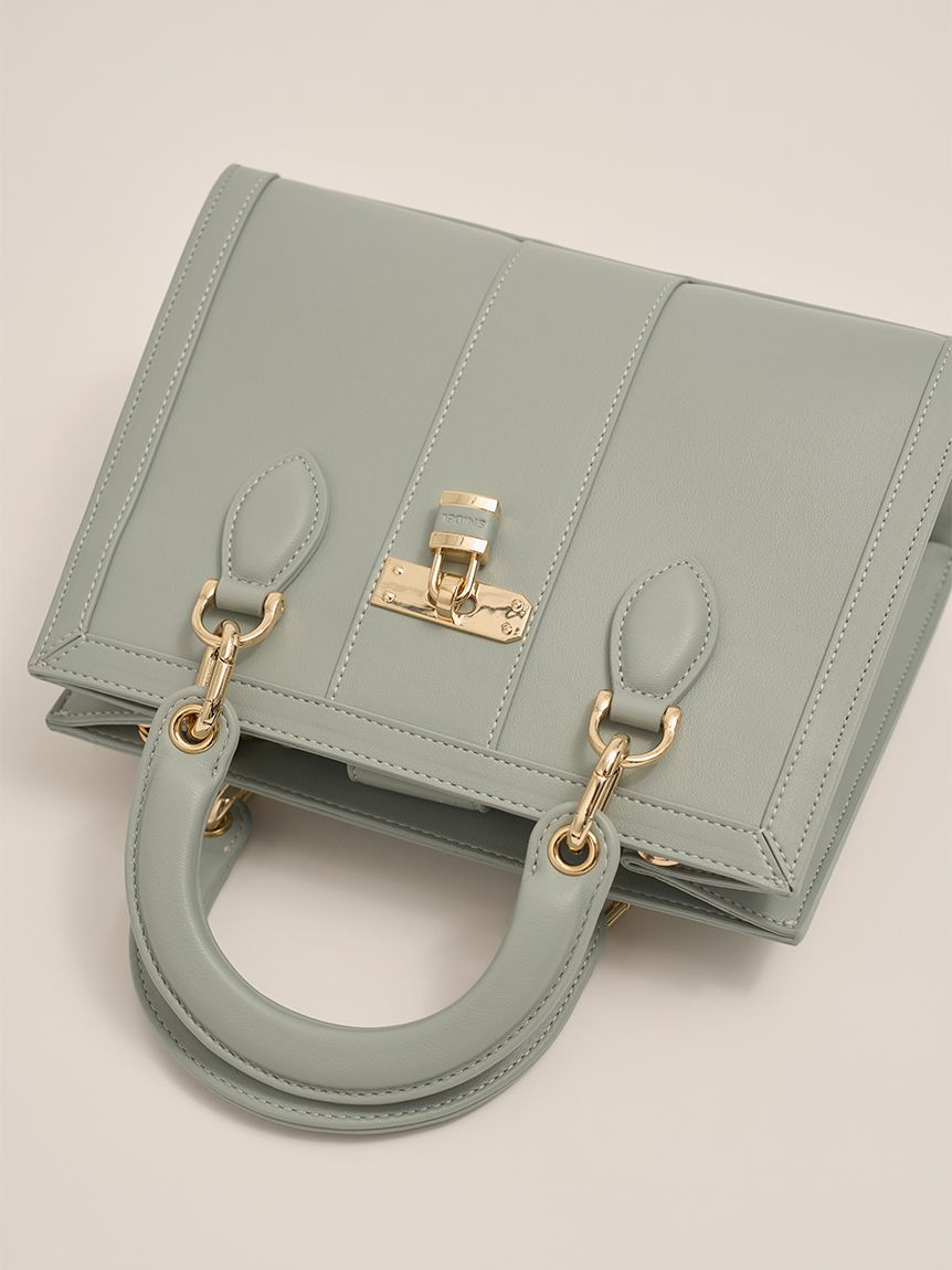 スクエアパッドロックバッグ(ハンドバッグ)｜バッグ｜SNIDEL