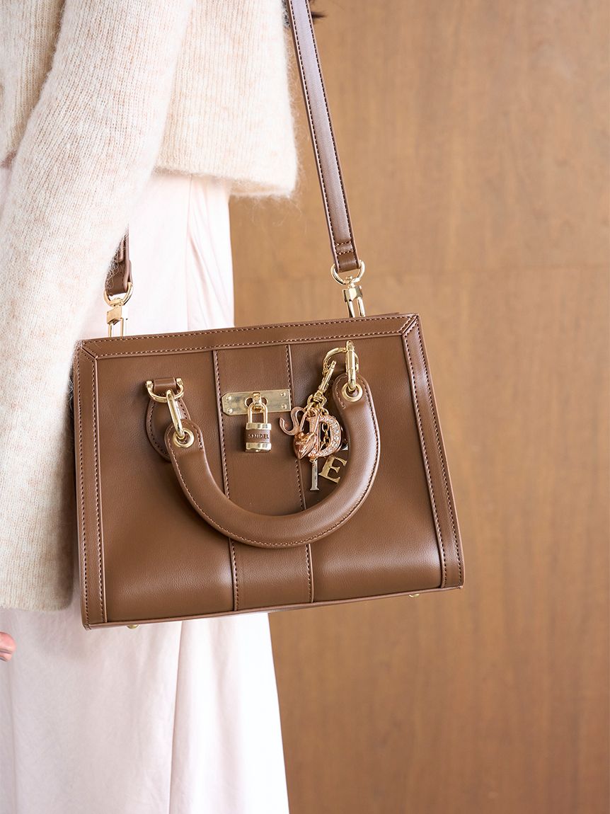 スクエアパッドロックバッグ(ハンドバッグ)｜バッグ｜SNIDEL