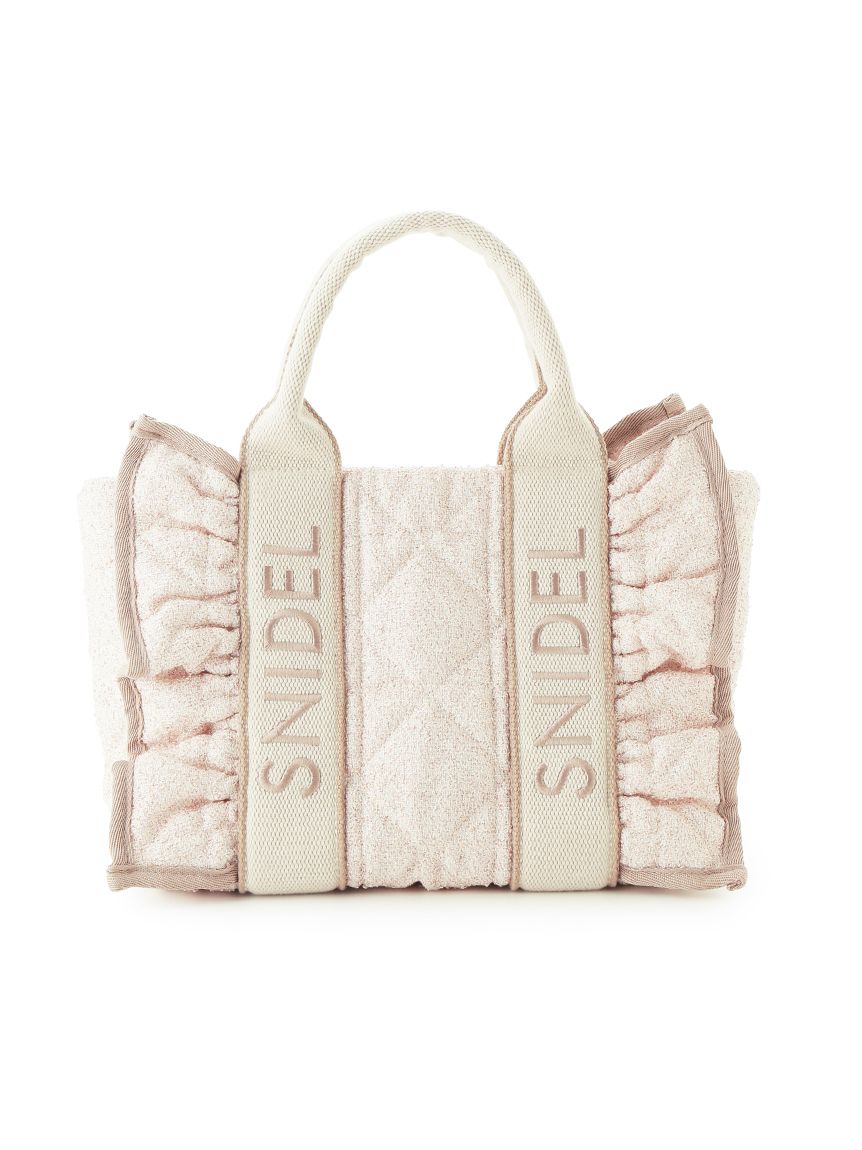 フリルロゴバッグ　アイボリー Amazon | [スナイデル] フリルロゴバッグ SWGB251615 レディース BEG