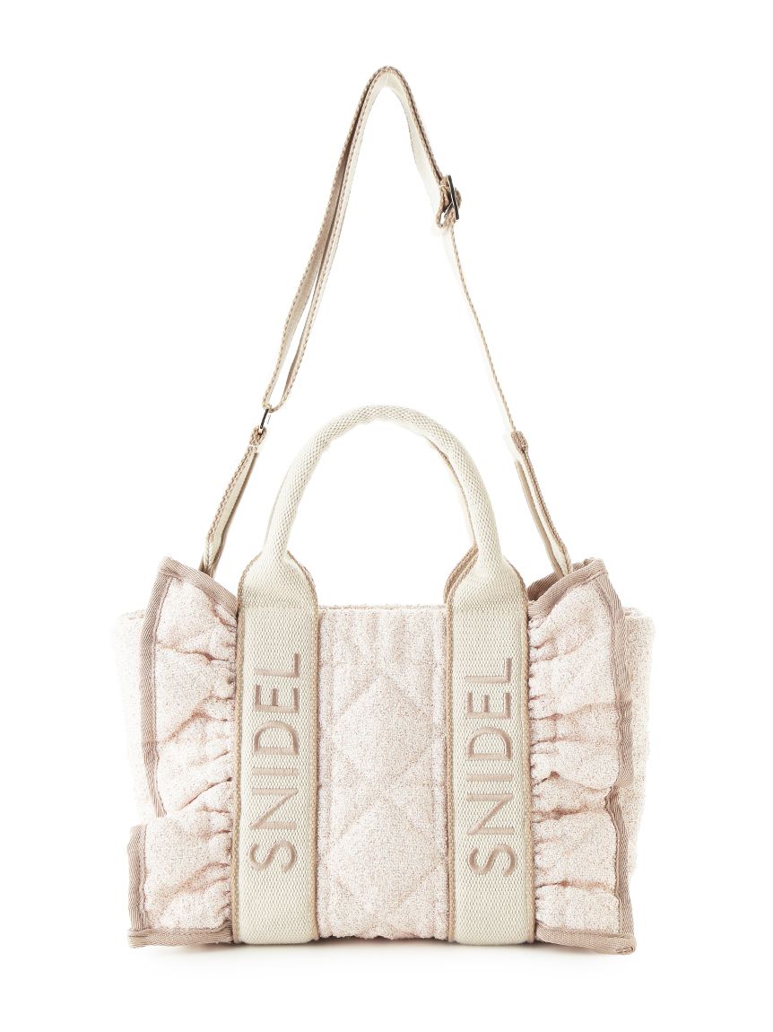 フリルキルティングロゴバッグ(ハンドバッグ)｜バッグ｜SNIDEL