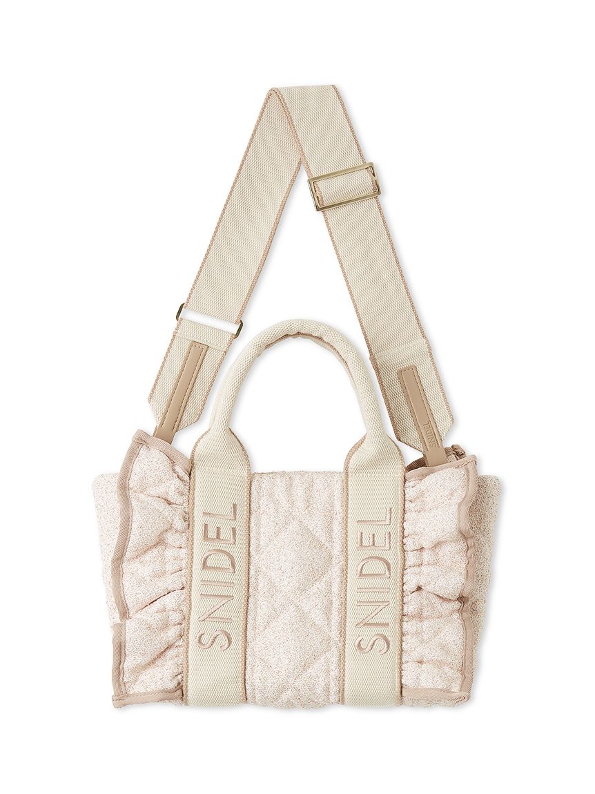 フリルキルティングロゴバッグ(ハンドバッグ)｜バッグ｜SNIDEL