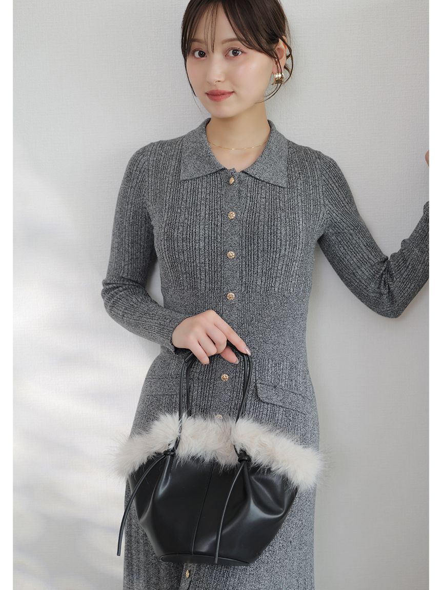 ファーバケットバッグ(ハンドバッグ)｜バッグ｜SNIDEL