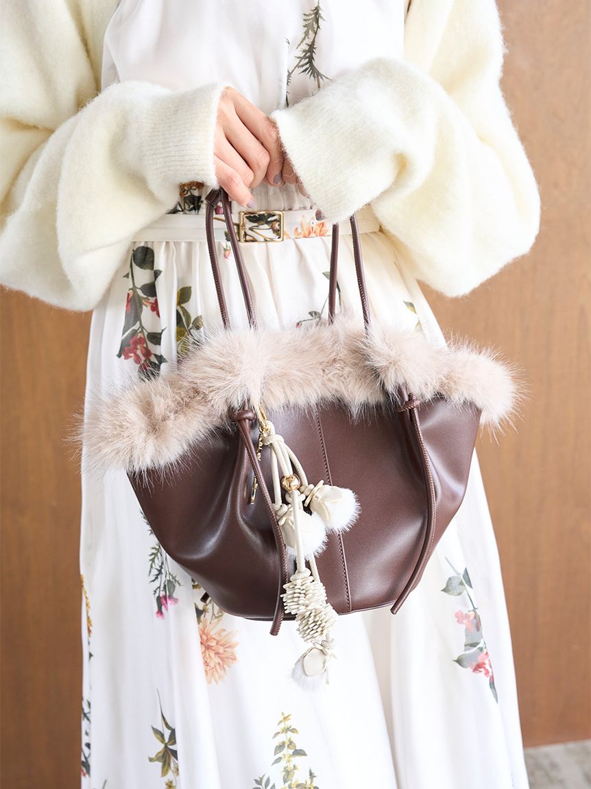 ファーバケットバッグ(ハンドバッグ)｜バッグ｜SNIDEL