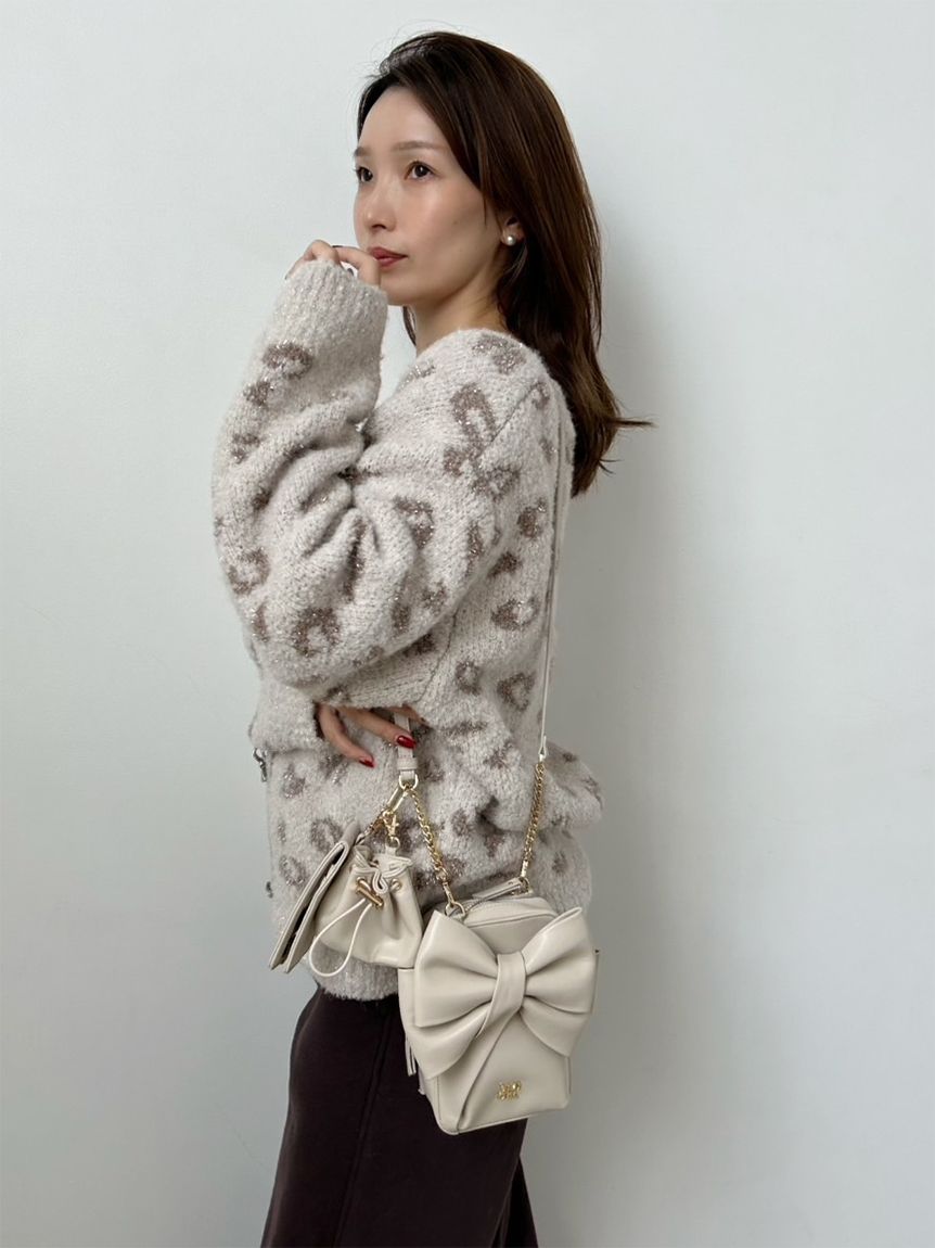 リボンマルチショルダー&ケースセット(ショルダーバッグ)｜バッグ