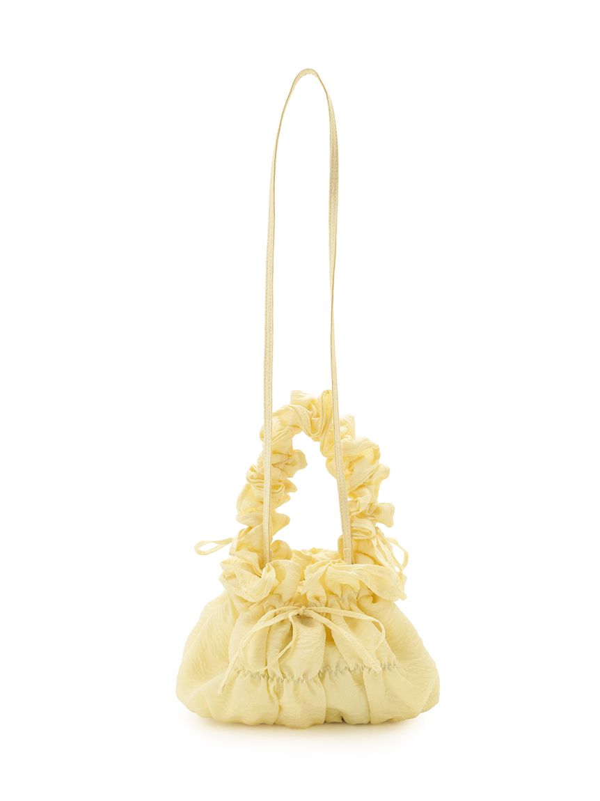 【新品未使用】SNIDEL♡Chacott コラボギャザーバッグ アイボリー Chacott】コラボギャザーバッグ(ハンドバッグ)｜バッグ｜SNIDEL