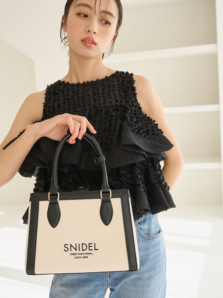 バリエロゴバッグ(ハンドバッグ)｜バッグ｜SNIDEL(スナイデル)の通販
