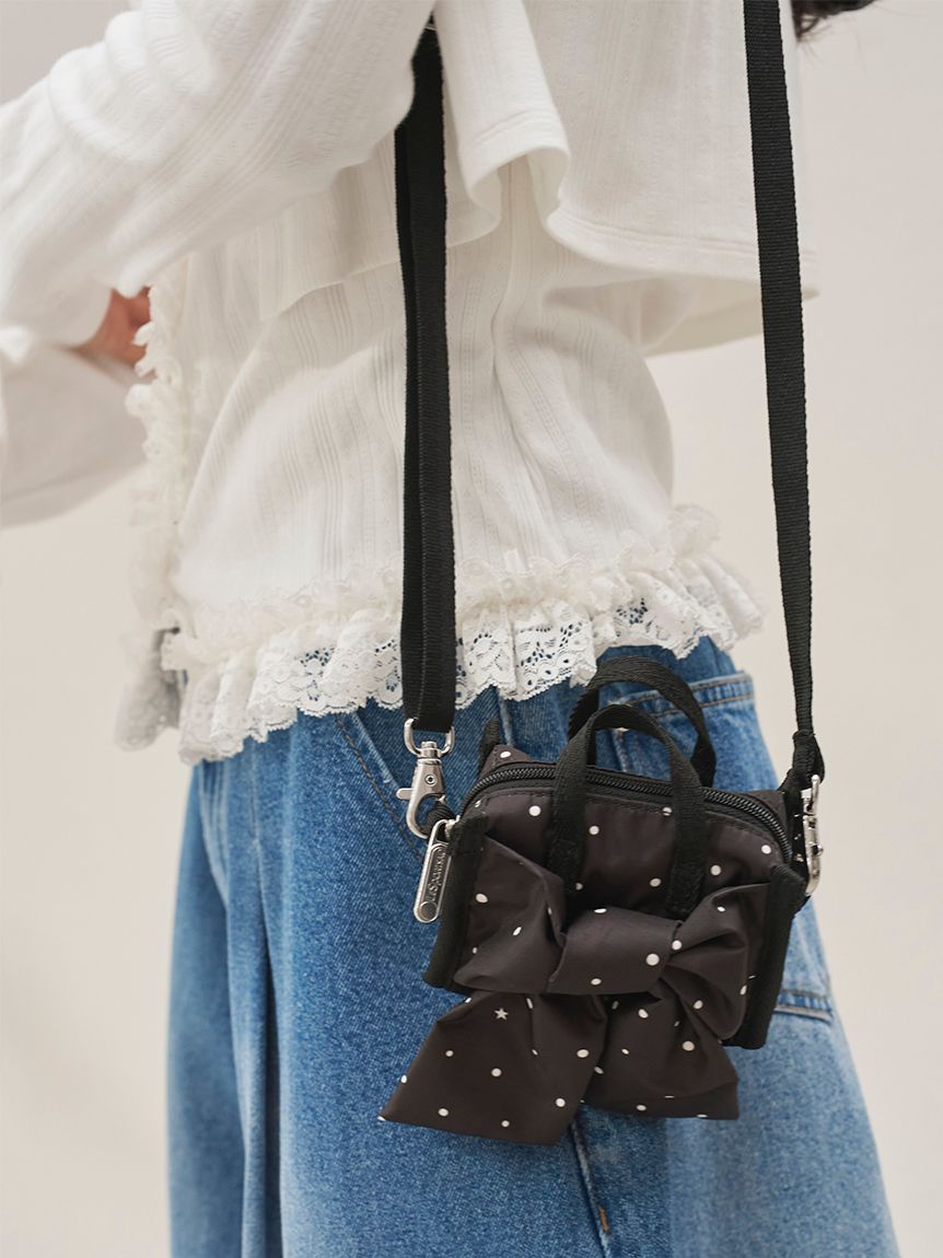 SNIDEL×LeSportsac】LG BOW MICRO BAG(ショルダーバッグ)｜バッグ