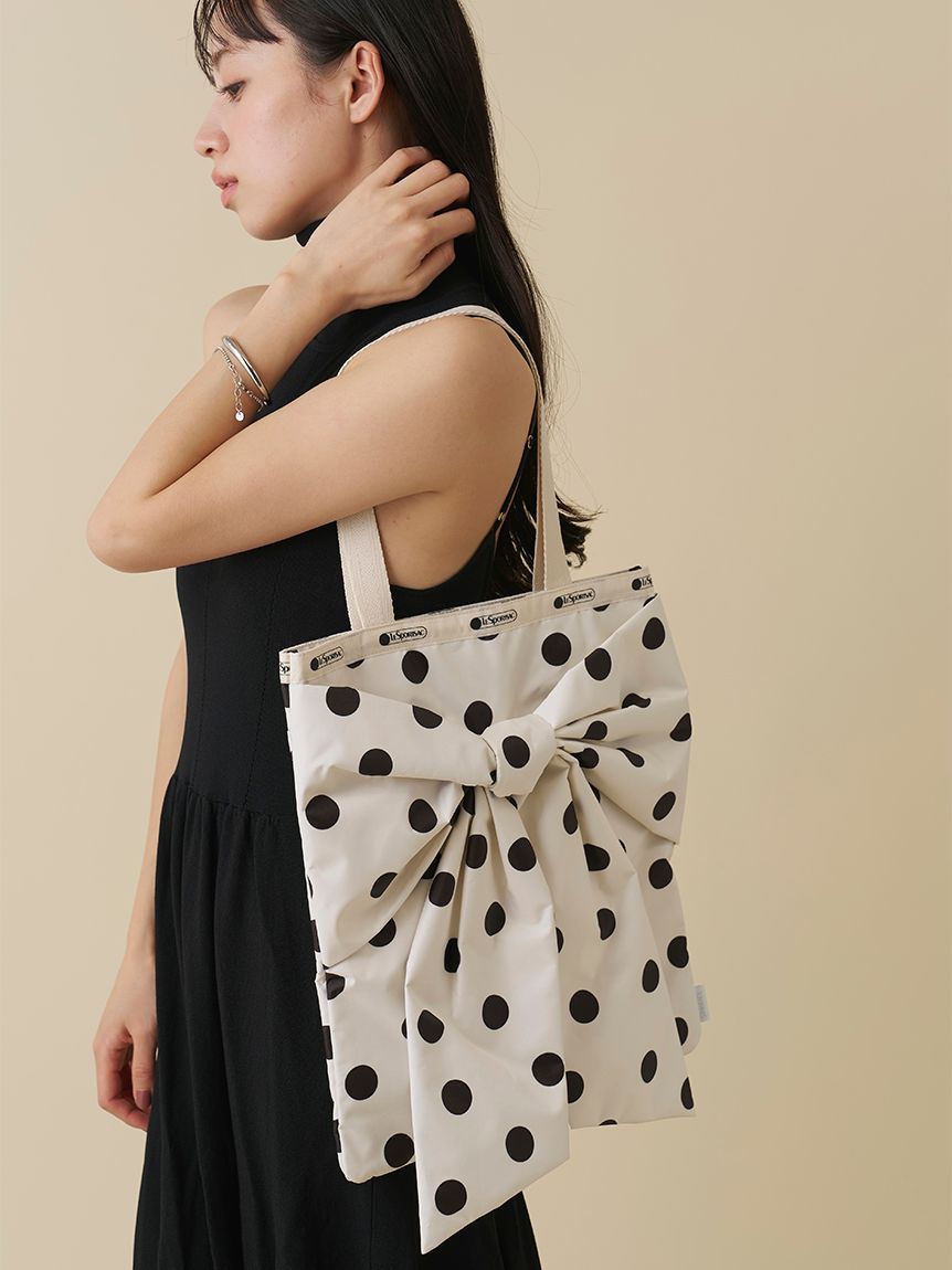 SNIDEL×LeSportsac】LG BOW EMERALD TOTE(トートバッグ)｜バッグ
