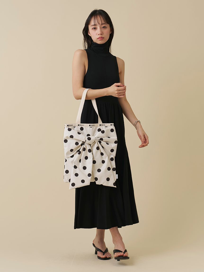 SNIDEL×LeSportsac】LG BOW EMERALD TOTE(トートバッグ)｜バッグ