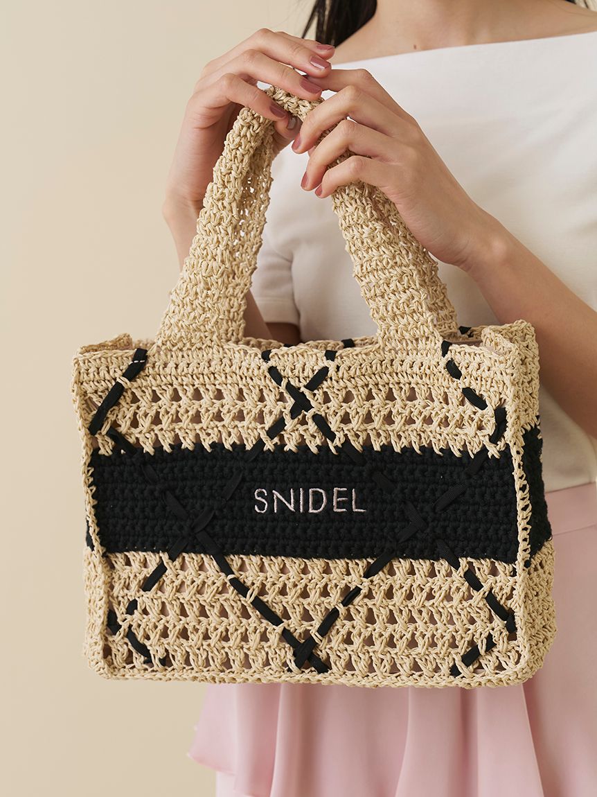 ペーパークロシェトート(ハンドバッグ)｜バッグ｜SNIDEL(スナイデル)の