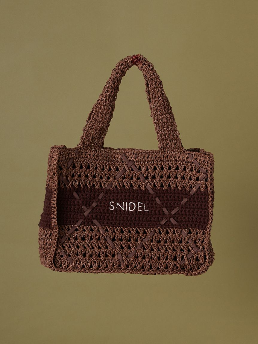 ペーパークロシェトート(ハンドバッグ)｜バッグ｜SNIDEL(スナイデル)の