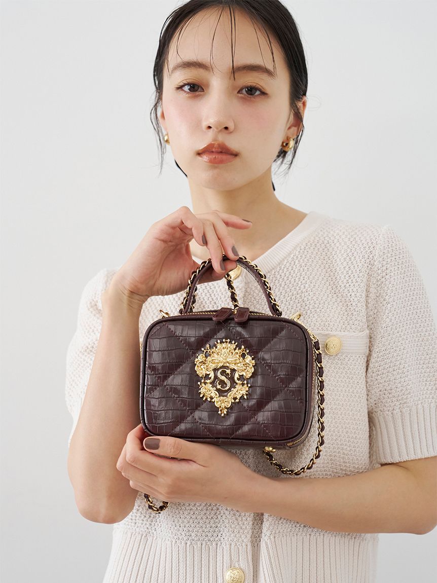 【完売品】SNIDEL スナイデル ロゴミニバッグ　新品タグ付き　ショルダー エンブレムミニポシェット(ショルダーバッグ)｜バッグ｜SNIDEL