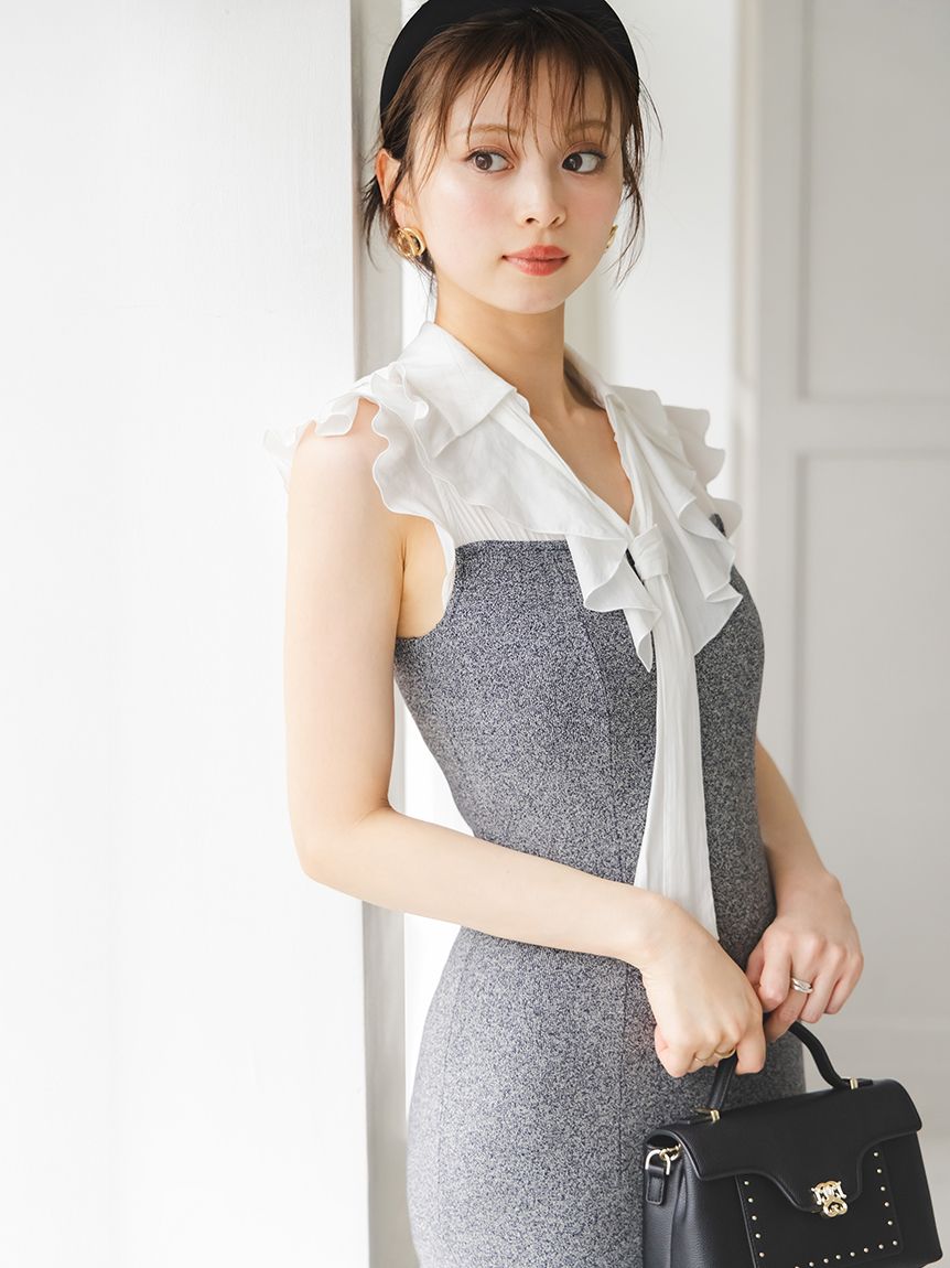 RIN　CHANEL ベロアカチューシャ シャネル ココマーク 22B カチューシャ ベロア ブラック