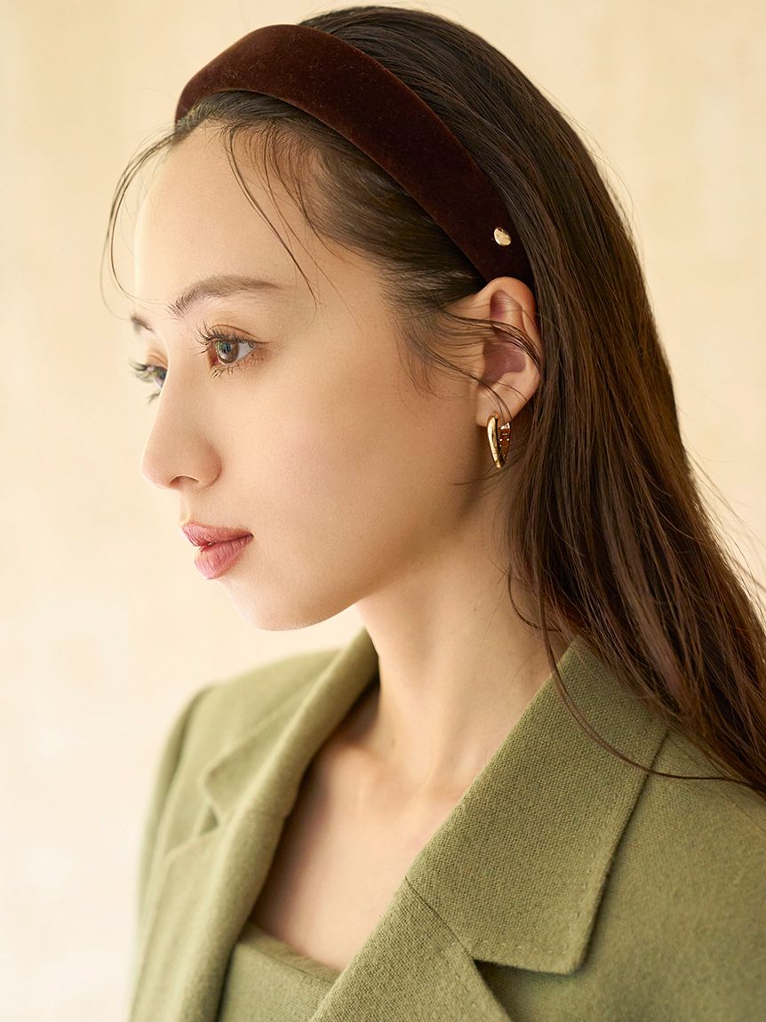 ベロアカチューシャ(ヘッドアクセサリー)｜アクセサリー｜SNIDEL