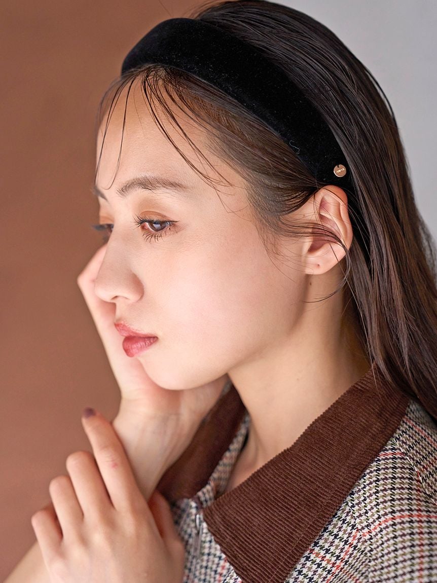 ベロアカチューシャ(ヘッドアクセサリー)｜アクセサリー｜SNIDEL