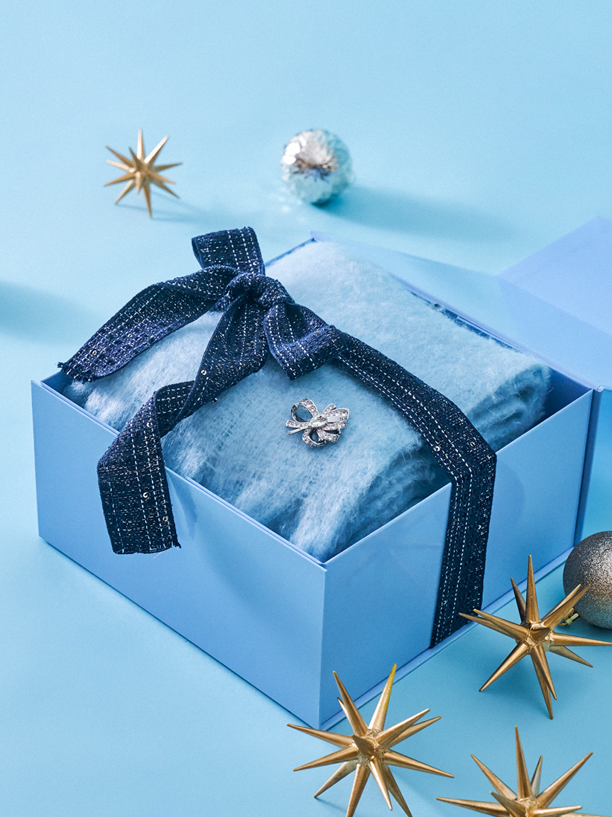 ブローチ付きマフラー(ストール・スカーフ)｜アクセサリー｜SNIDEL