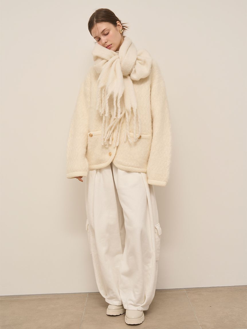 ブローチ付きマフラー(ストール・スカーフ)｜アクセサリー｜SNIDEL