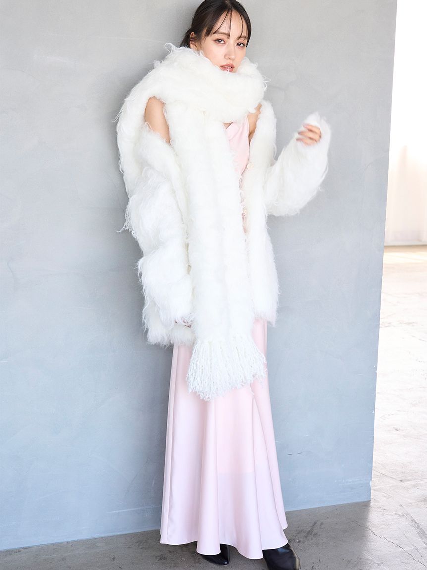 ファーロングマフラー(ストール・スカーフ)｜アクセサリー｜SNIDEL