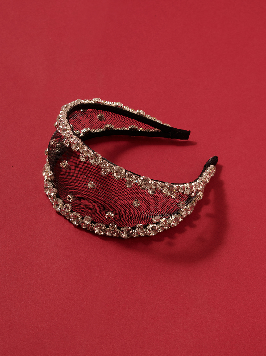 ビジューカチューシャ(ヘッドアクセサリー)｜アクセサリー