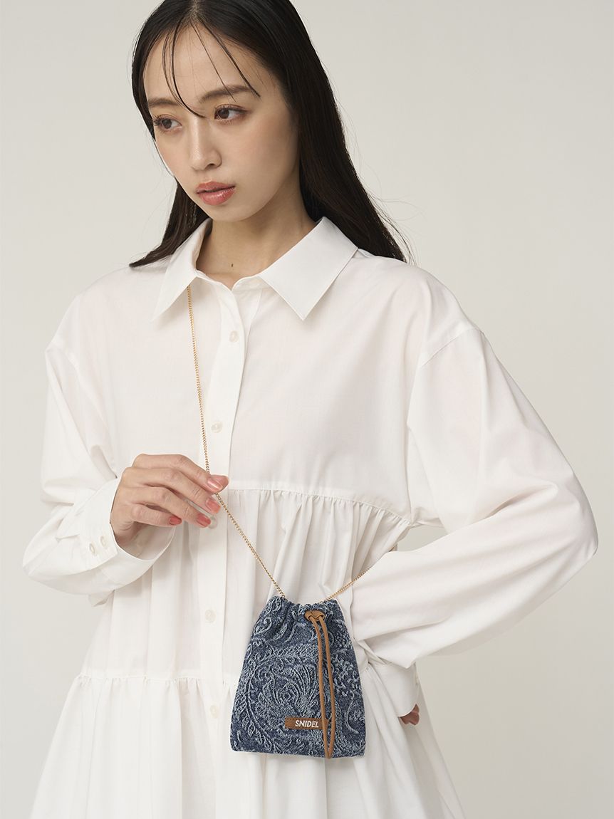 ドロストリングミニバッグチャーム(チャーム)｜グッズ｜SNIDEL