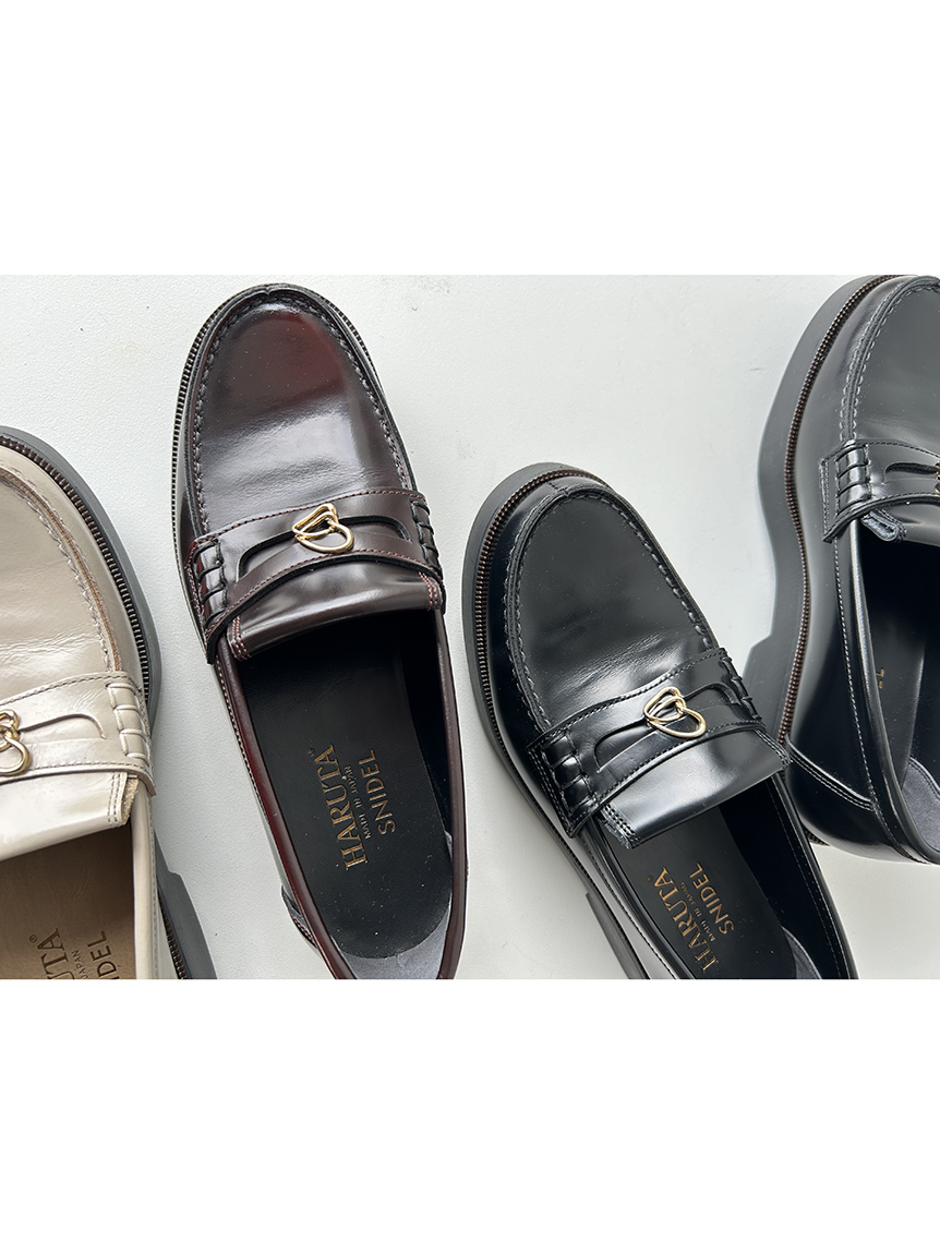 HARUTA×SNIDEL】プラットフォームローファー(フラットシューズ