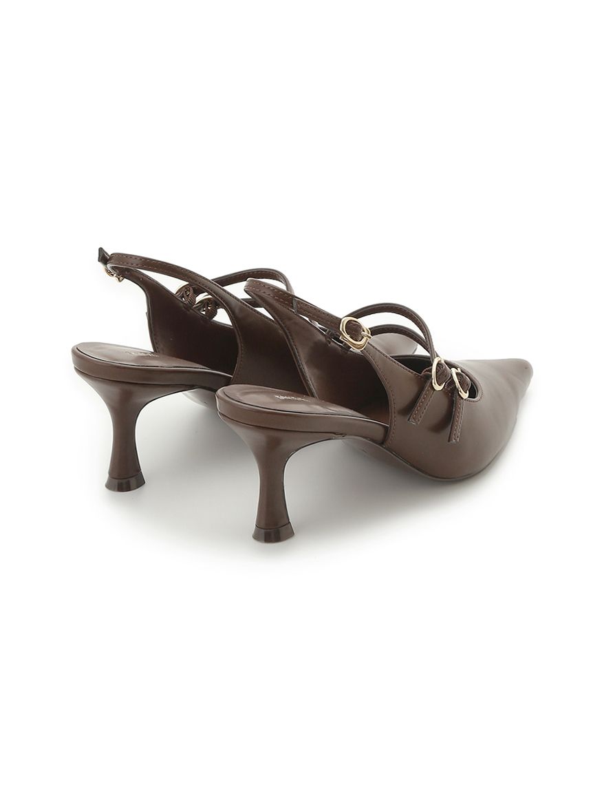 snidel ダブルストラップミュール