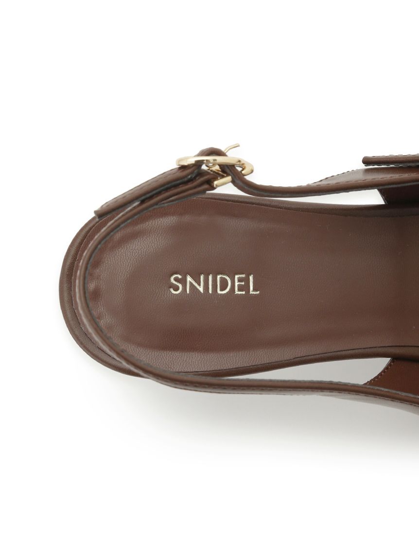 snidel ダブルストラップミュール ダブルストラップミュール(サンダル)｜シューズ｜SNIDEL