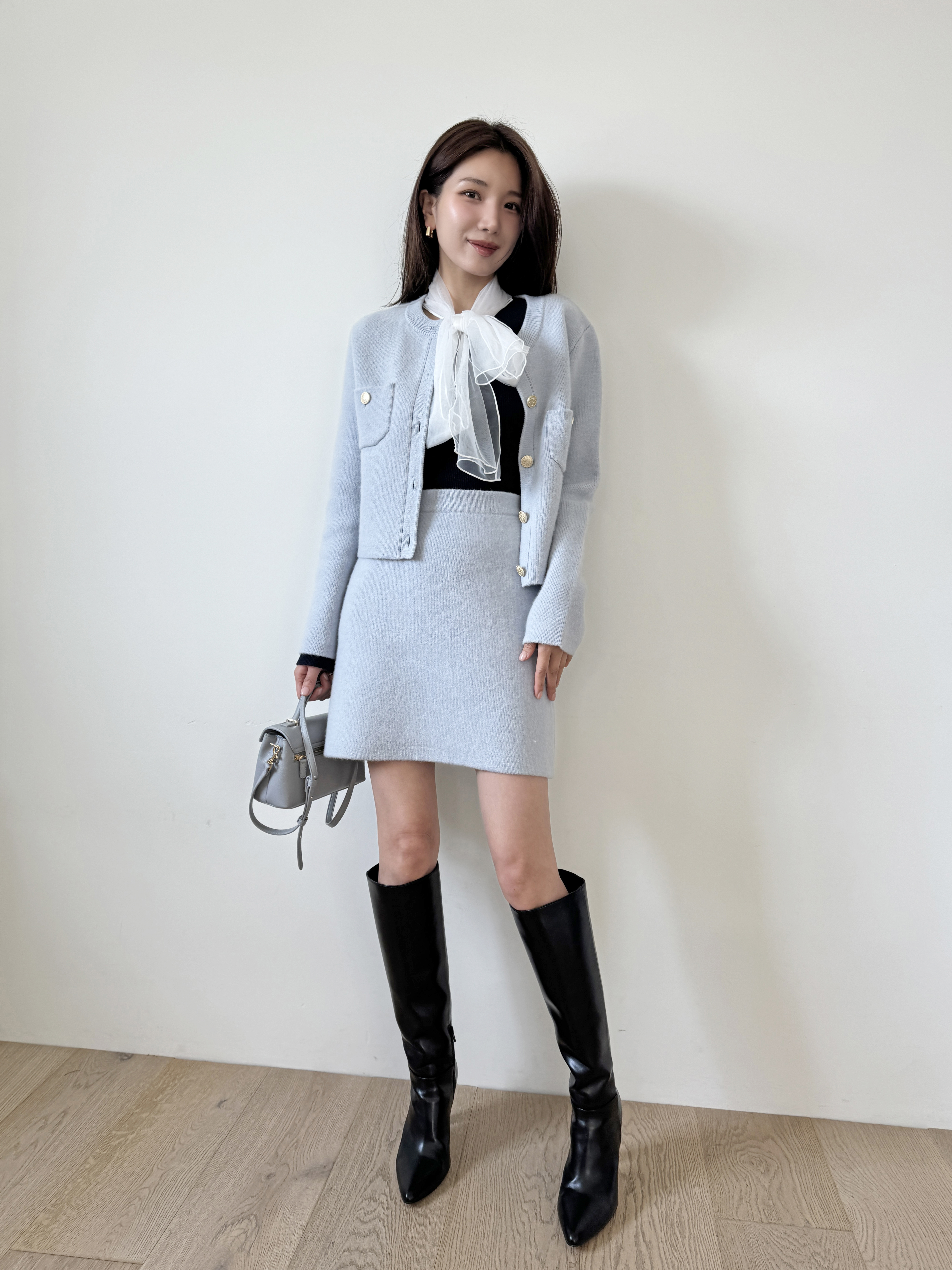 snidel ストラップフィットロングブーツ SNIDEL（スナイデル）の「フィットロングブーツ（ブーツ）」 - WEAR