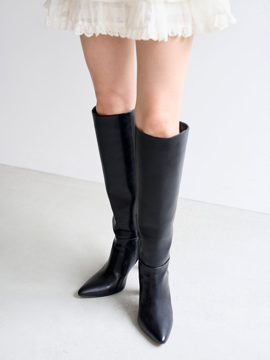 定価22880円　SNIDEL スナイデル　ブーツ　新品　M 黒 ショートニットブーツ（ショートブーツ/ブーティ）｜SNIDEL